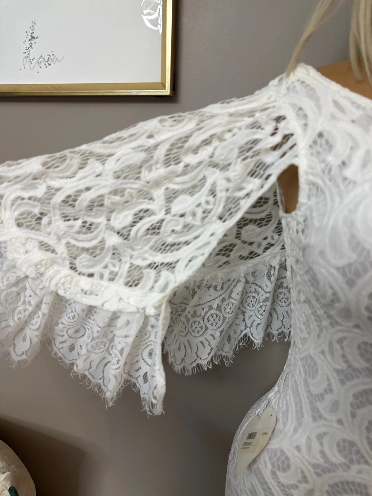 Robe rectro et icone – Point Mariage – taille S / 36 / 8 3