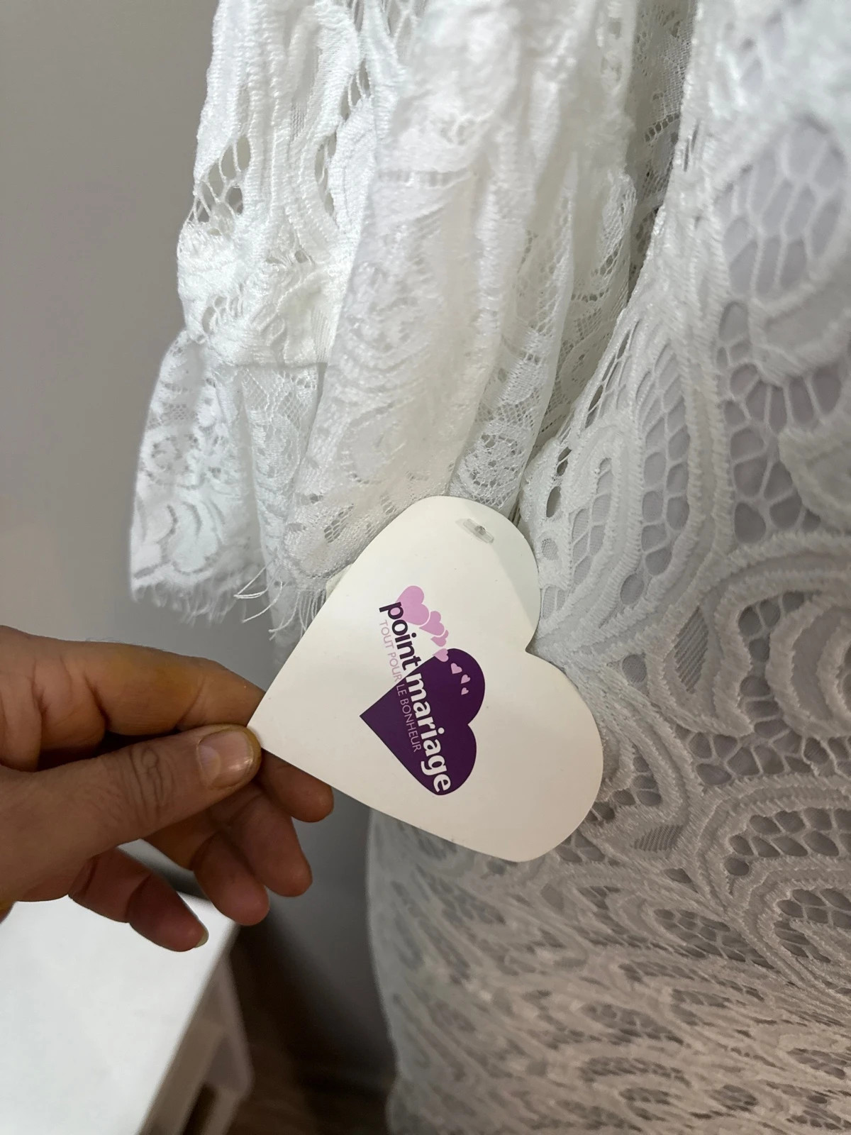 Robe rectro et icone – Point Mariage – taille S / 36 / 8 5