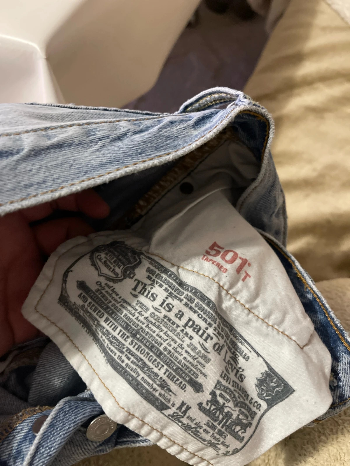 🟫 jean levi’s 501 – Levi's – taille S / 36 / 8 5