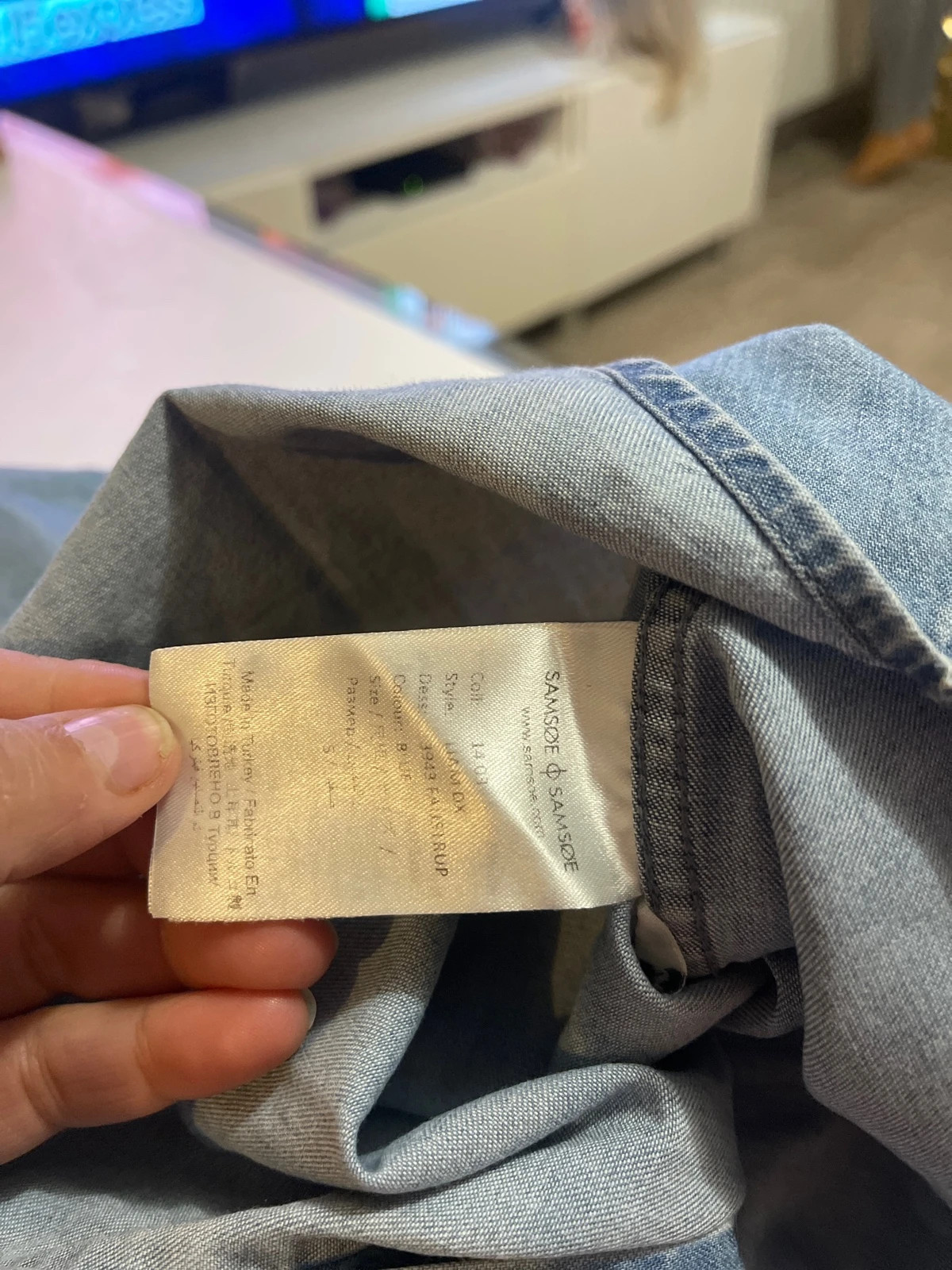🟩 chemise samsoe samsoe – Samsøe Samsøe – taille S 5