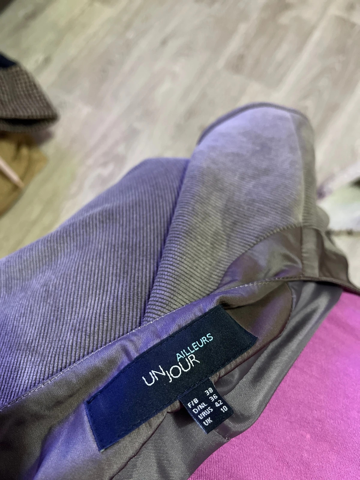 🟪 Veste un jour ailleurs – Un Jour Ailleurs – taille M / 38 / 10 5