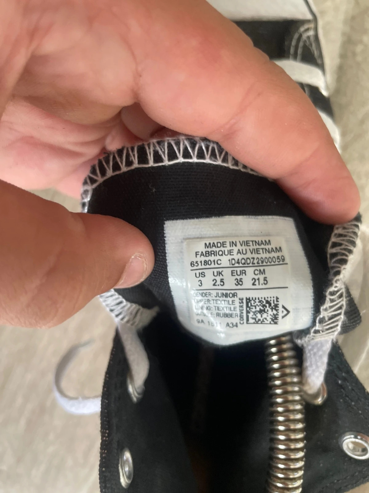Converse noir brillant – Converse – taille 35 4