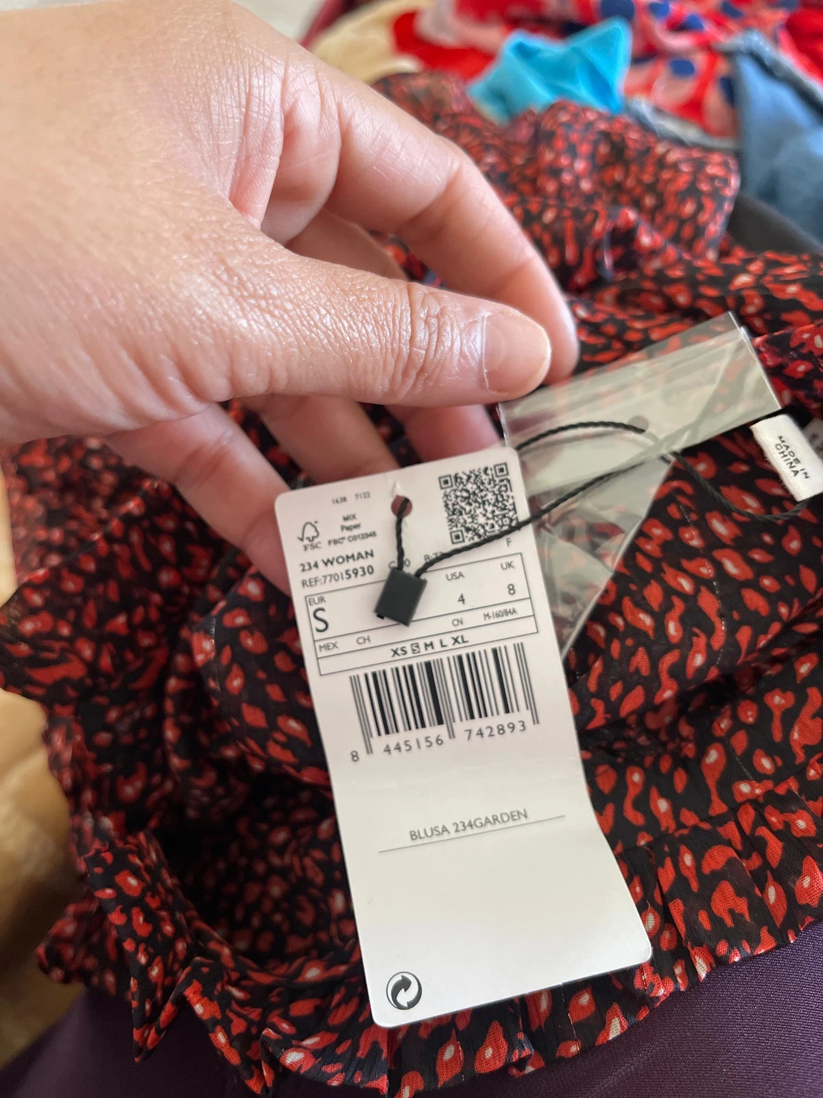 Chemisier mango 🔵 – Mango – taille S / 36 / 8 3