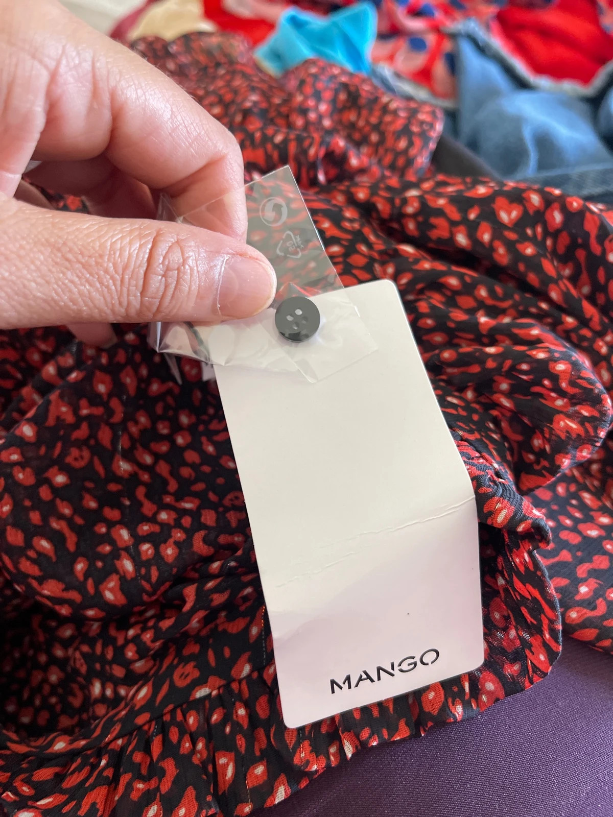 Chemisier mango 🔵 – Mango – taille S / 36 / 8 4