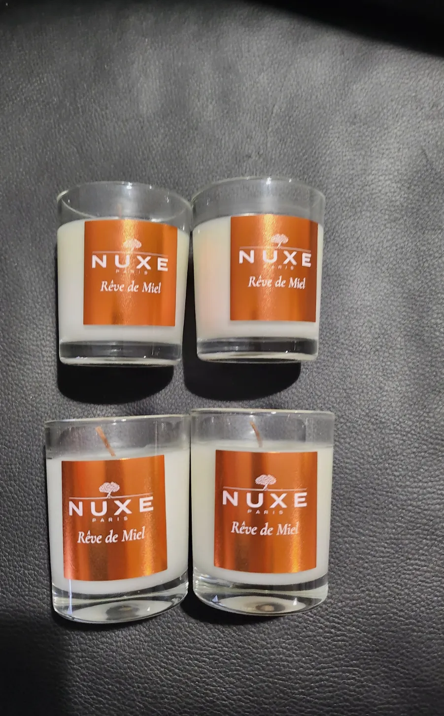 Lot de 4 Bougies Nuxe parfum rêve de miel – Nuxe 2