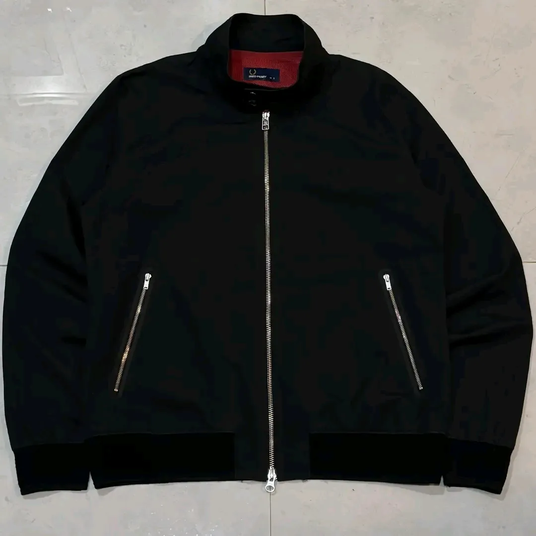 Black Jacket Red Lining Zippers 4