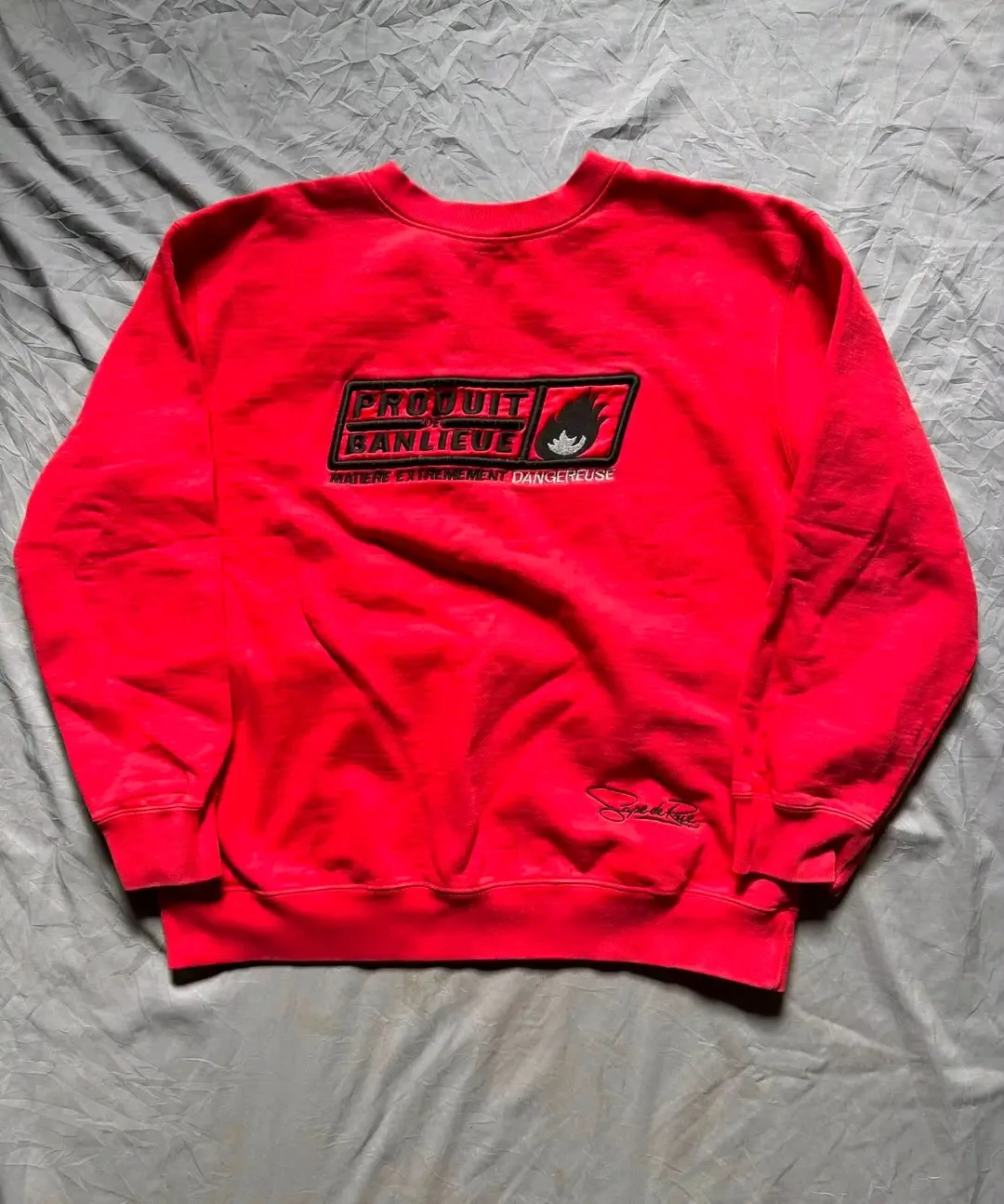 Banlieue 91 T-shirt rouge vintage 3