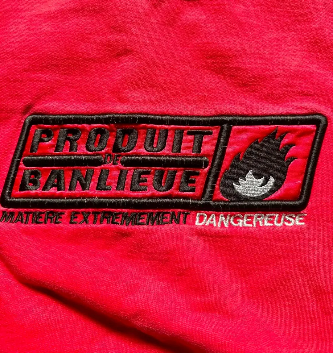 Banlieue 91 T-shirt rouge vintage 2