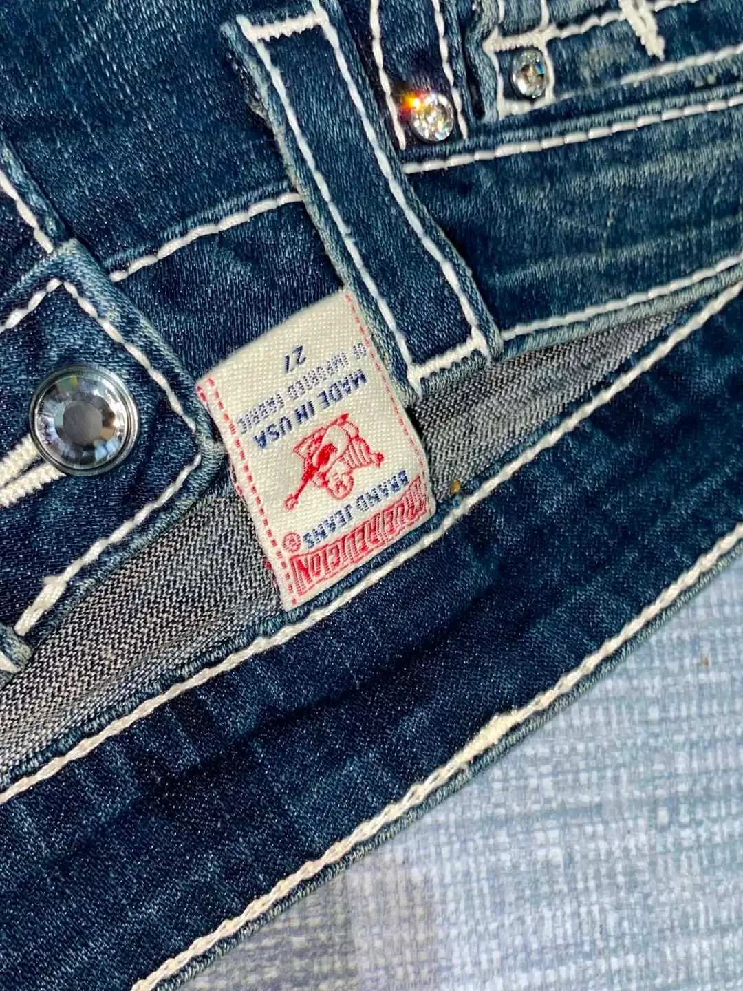 Jean bootcut brut délavé femme 3
