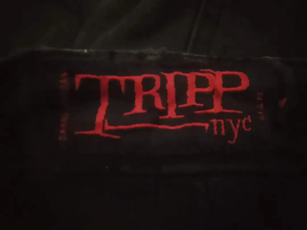 Tribu NYC sweatshirt vintage rouge noir