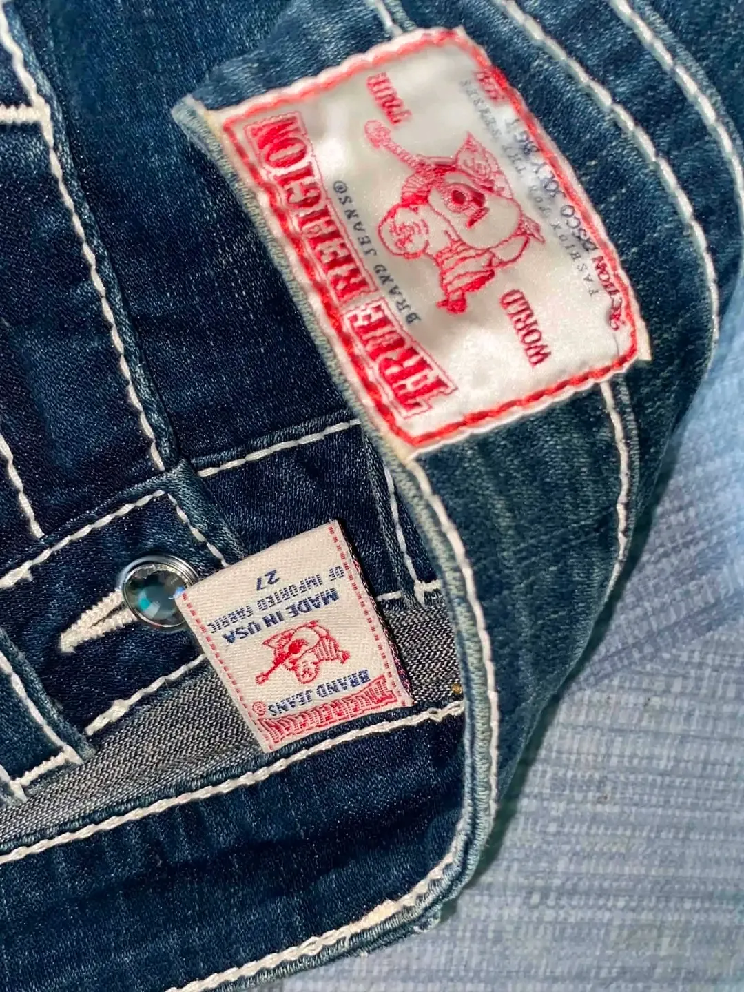 Jean bootcut brut délavé femme 4