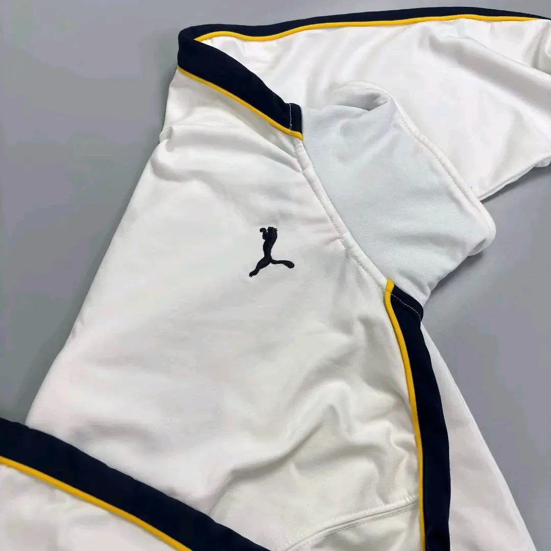 Puma Veste de survêtement blanc bleu or 2