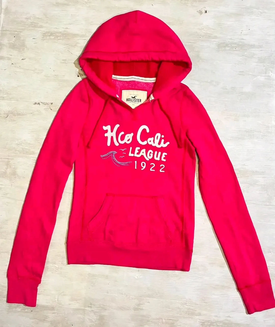 Hollister Hot Cali League 1922 Pink Hoodie 3