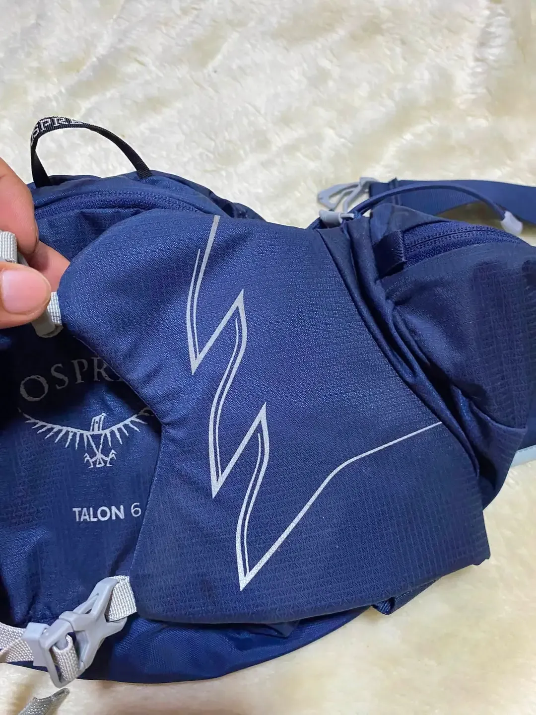 Sac banane sport bleu marine 3