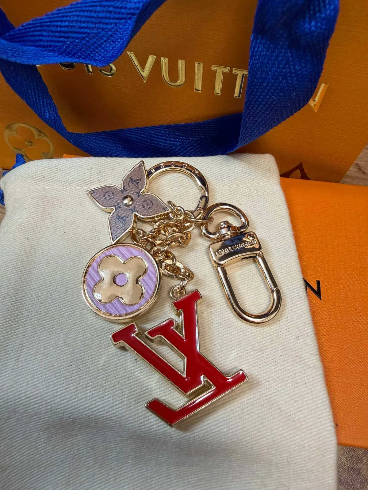 Louis Vuitton LV Bag Charm Keychain 3