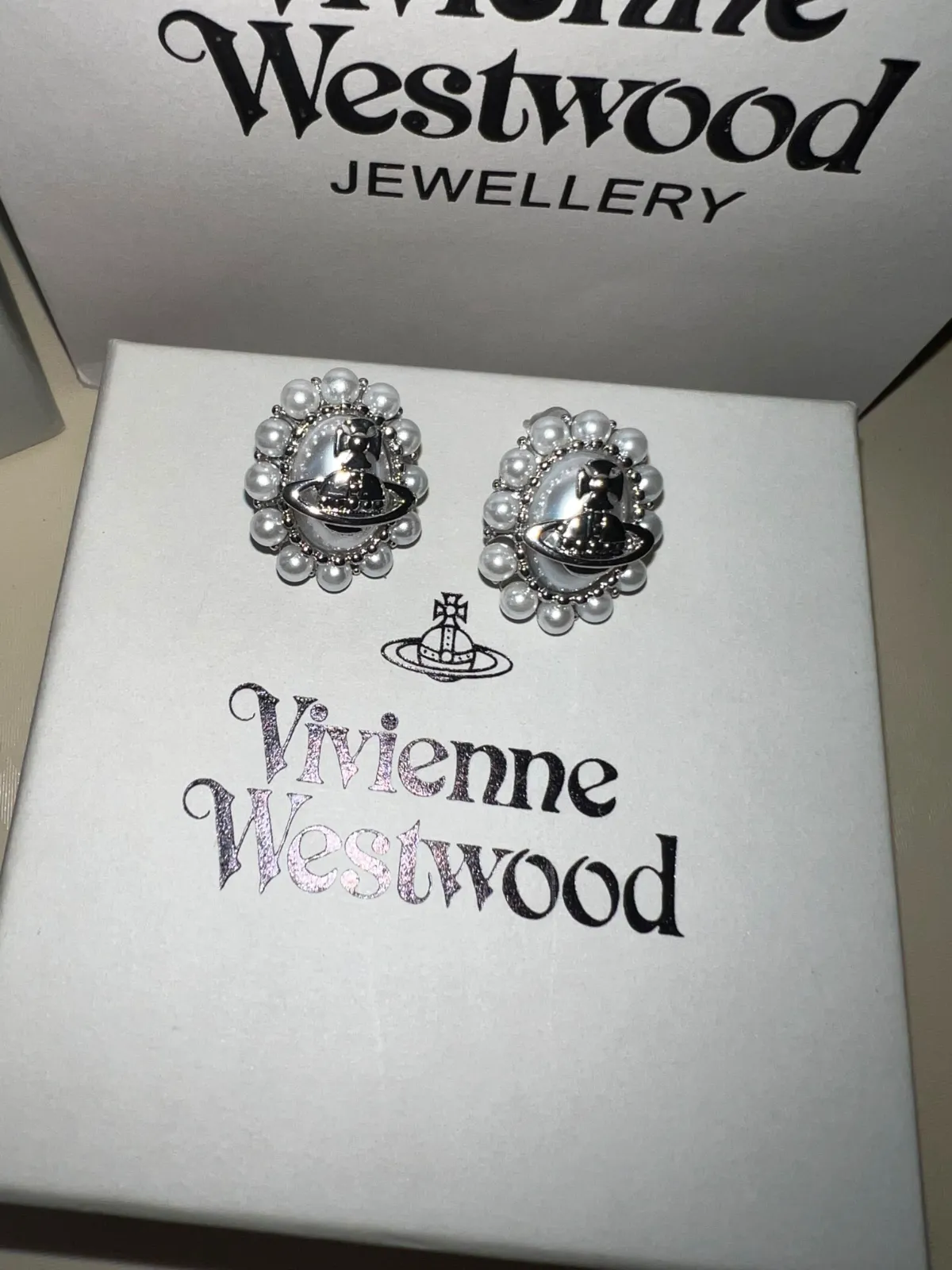 Vivienne Westwood boucles d'oreilles strass 2