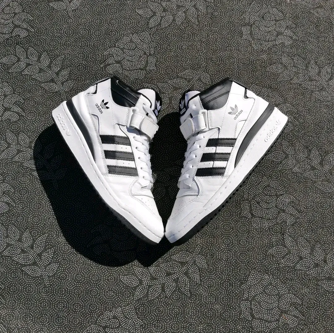 Adidas Forum Mid White Black Sneakers 2