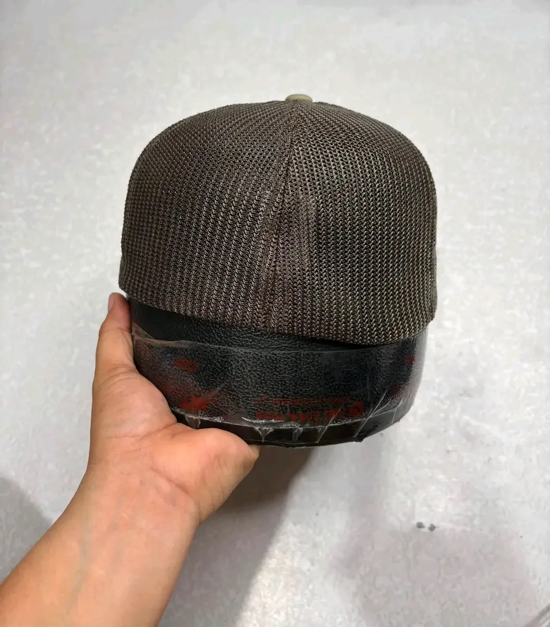 Casquette Adidas trucker beige marron 2