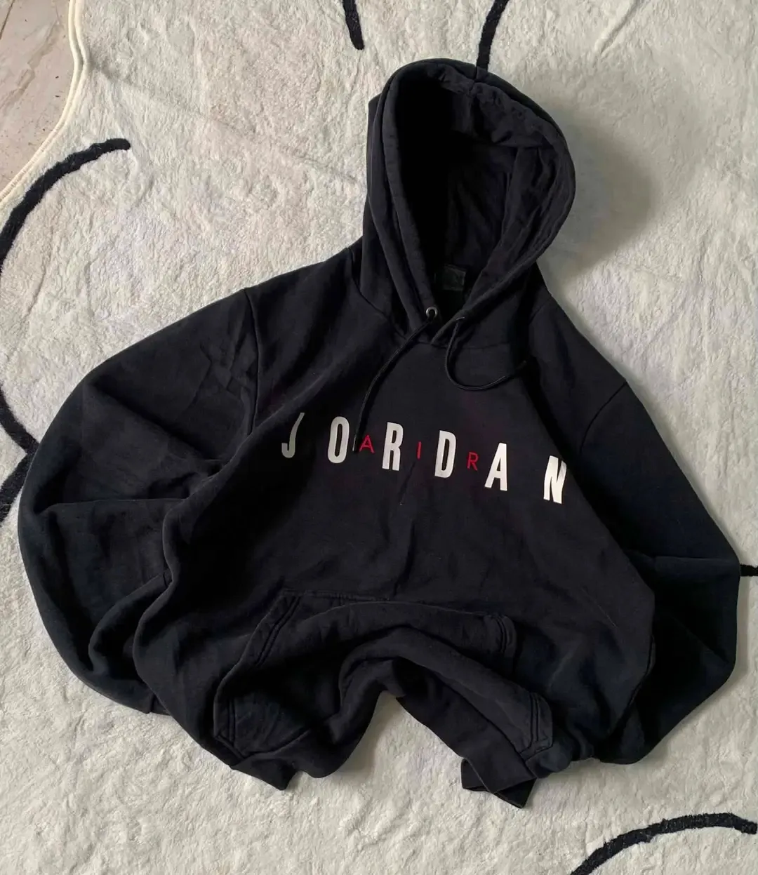 Sweat à capuche Jordan noir