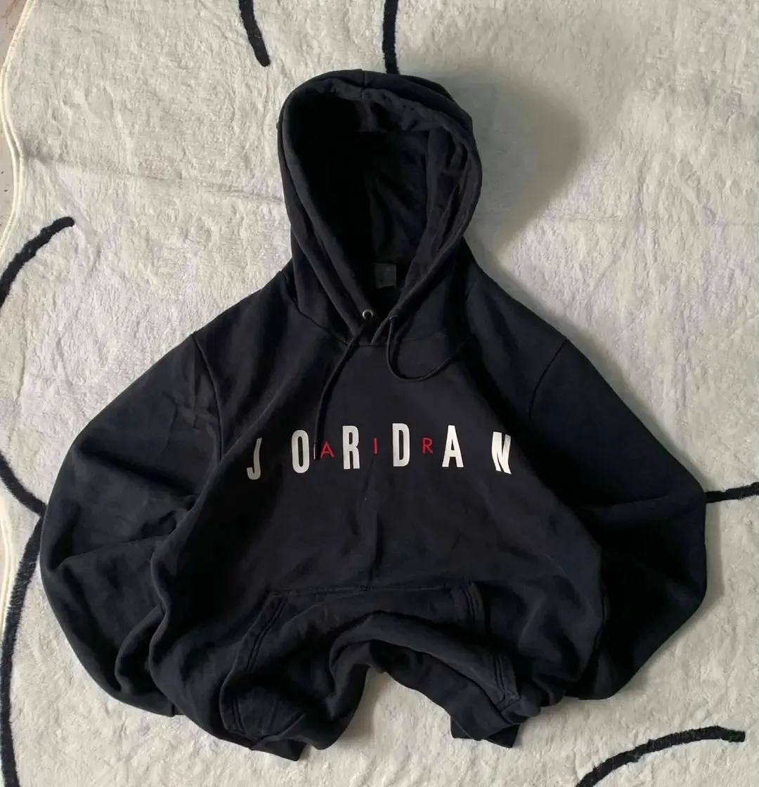 Sweat à capuche Jordan noir 2