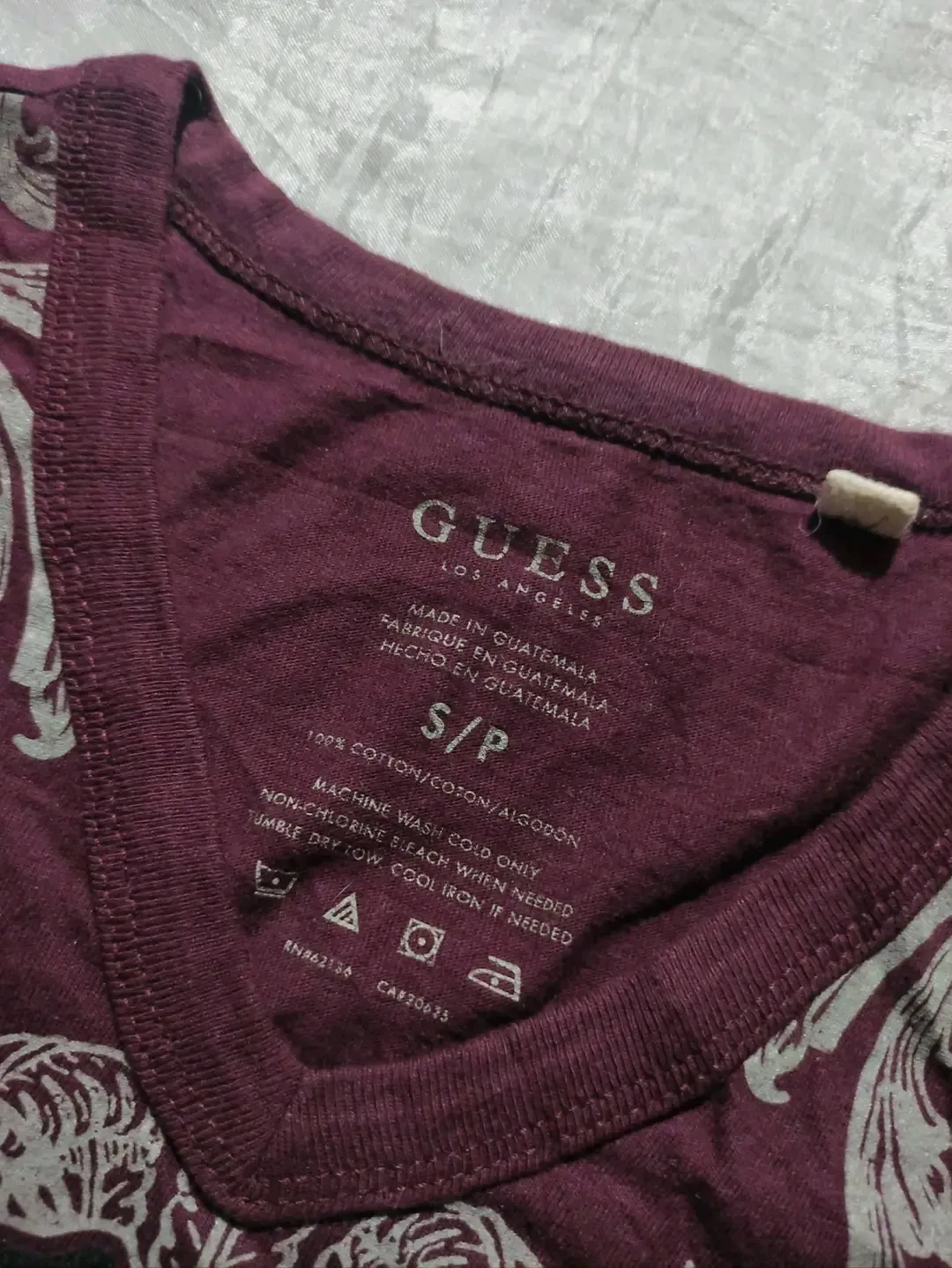 T-shirt Gucci motif aigle bordeaux 2