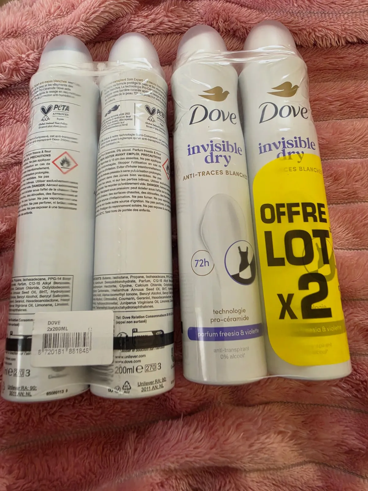 lots 4×200ml déodorant dove  – Dove 2