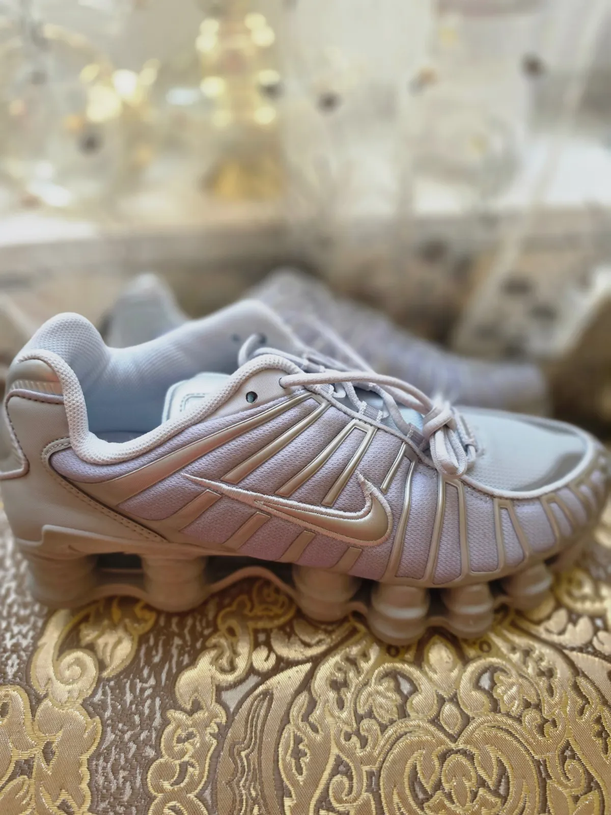 Baskets Nike Shox TL argentées – Nike – taille EU 40 2