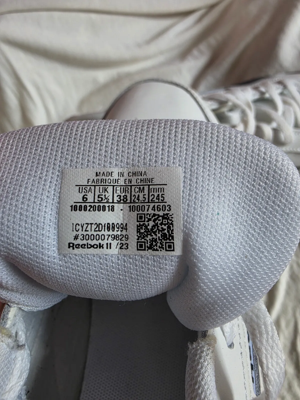 basket Reebok taille 38 – Reebok – taille EU 38 4