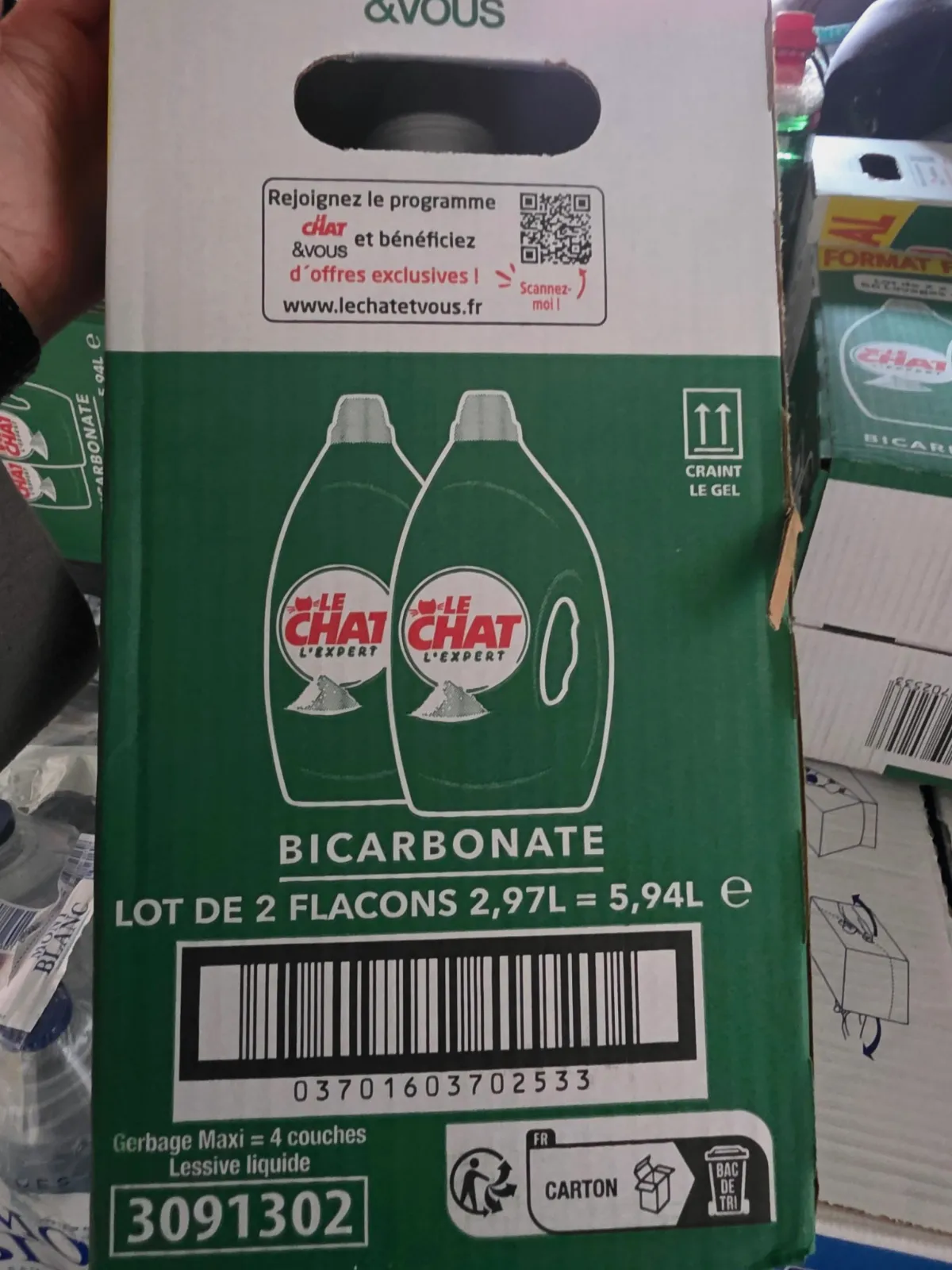 Lessive liquide Le Chat L'Expert Bicarbonate 132 lavages – Le Chat 2