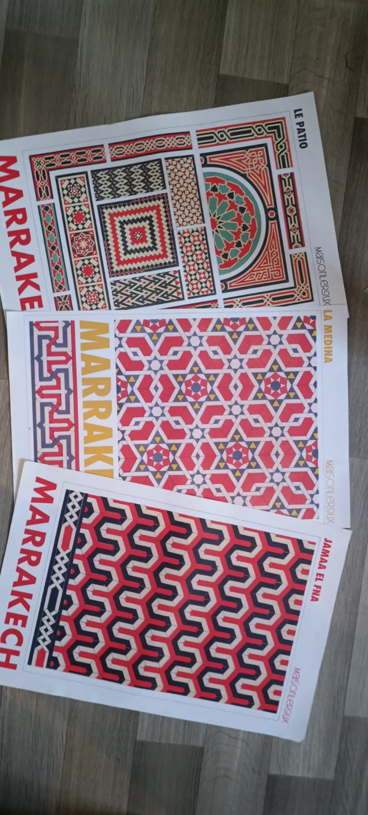 Affiches décoratives Marrakech Maison Leroux – Maison Leroux 3