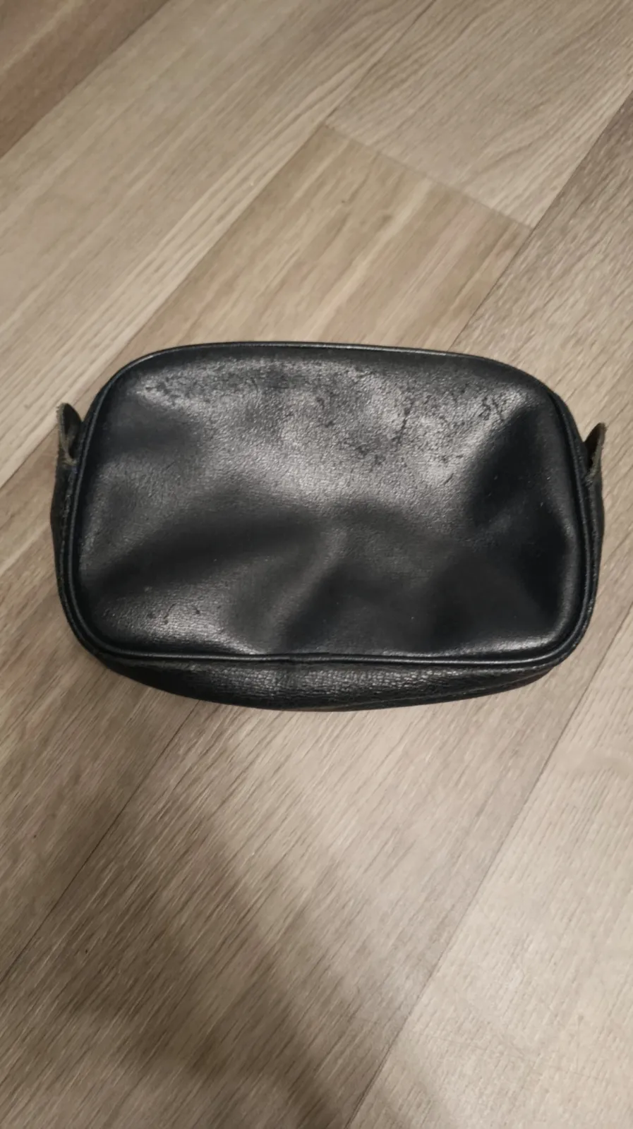 Pochette Longchamp vintage en cuir noir – Longchamp – taille Taille unique 2