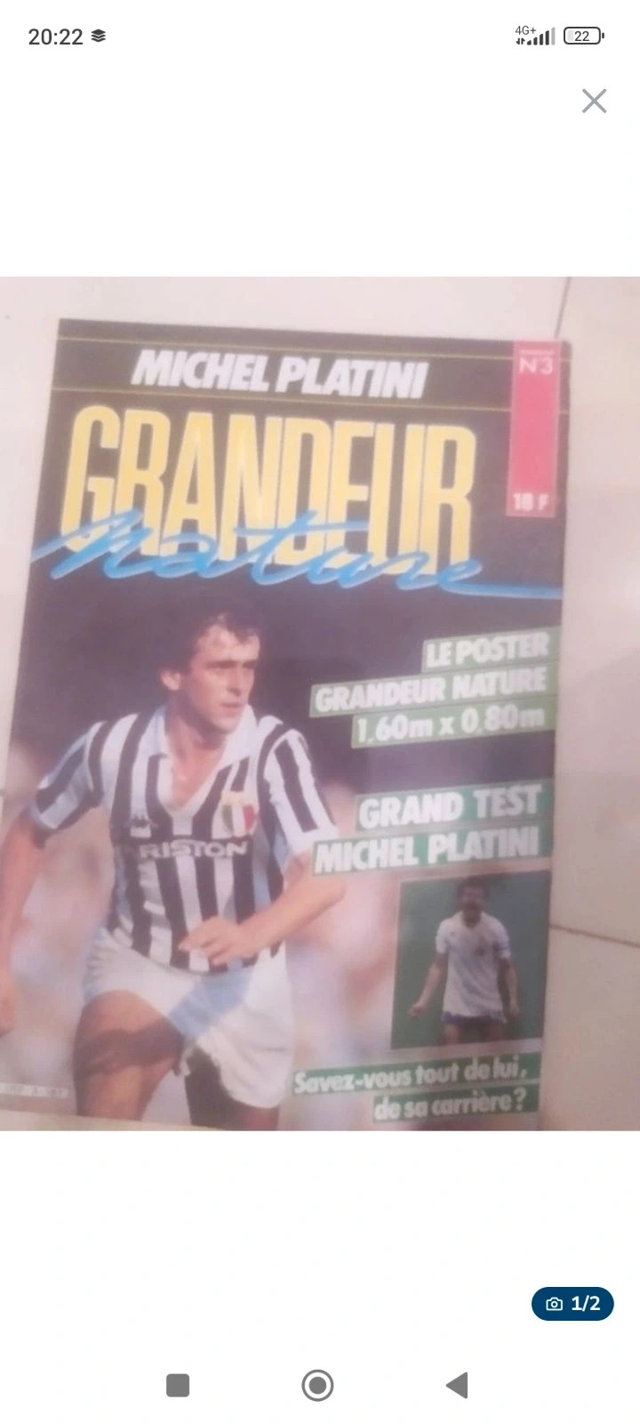 Affiche poster Michel Platini – Michel 2