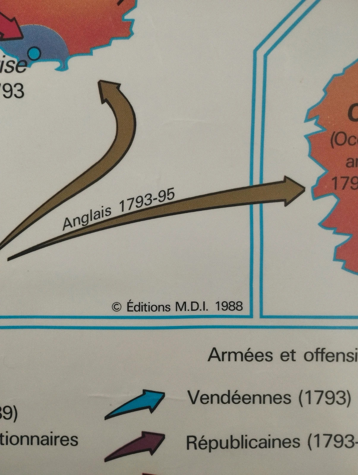 Lot de 3 carte scolaire Mdi – M.D.I 2