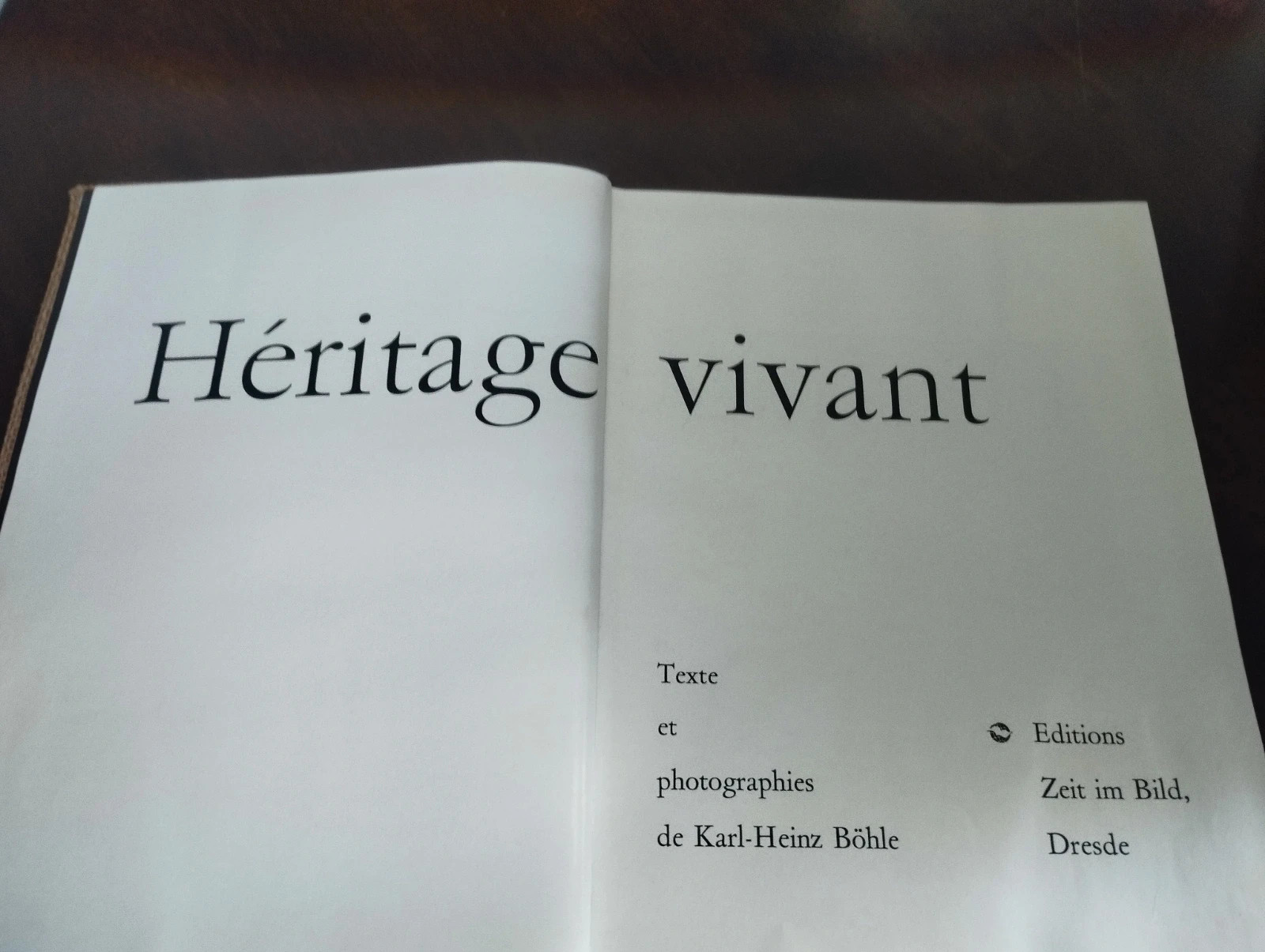 Livre Héritage vivant 2
