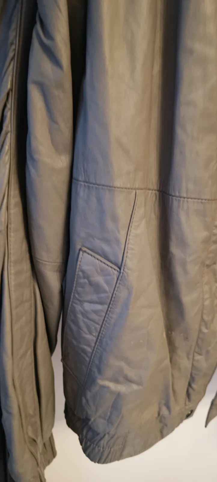 Veste vintage en cuir véritable 3 Suisses – 3 Suisses – taille M 2