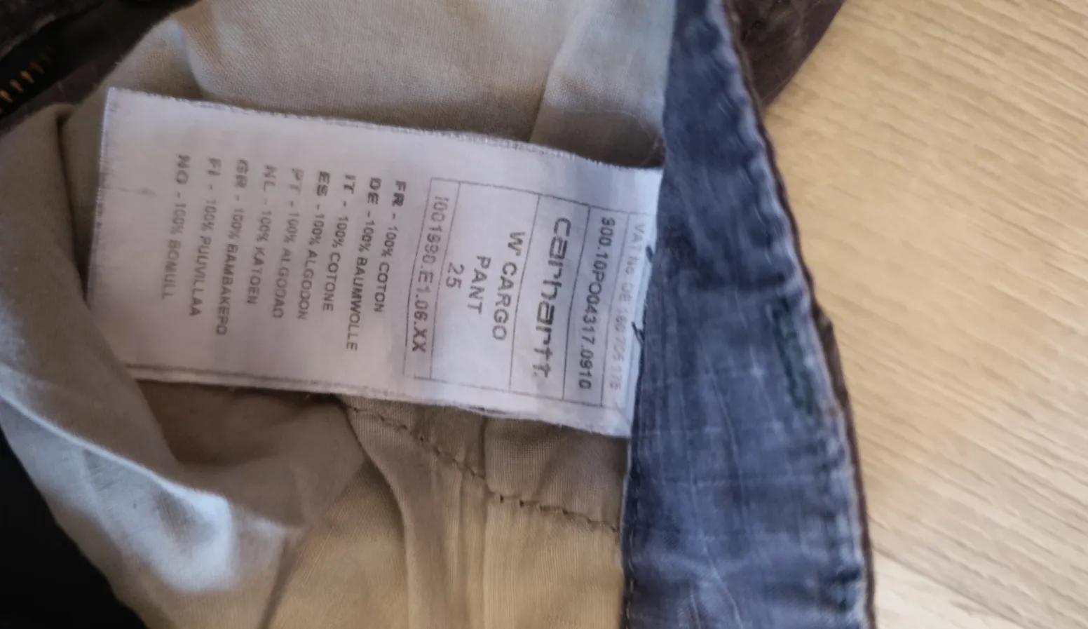 Pantalon cargo gris Carhartt W' Cargo Pant – Carhartt – taille M 4