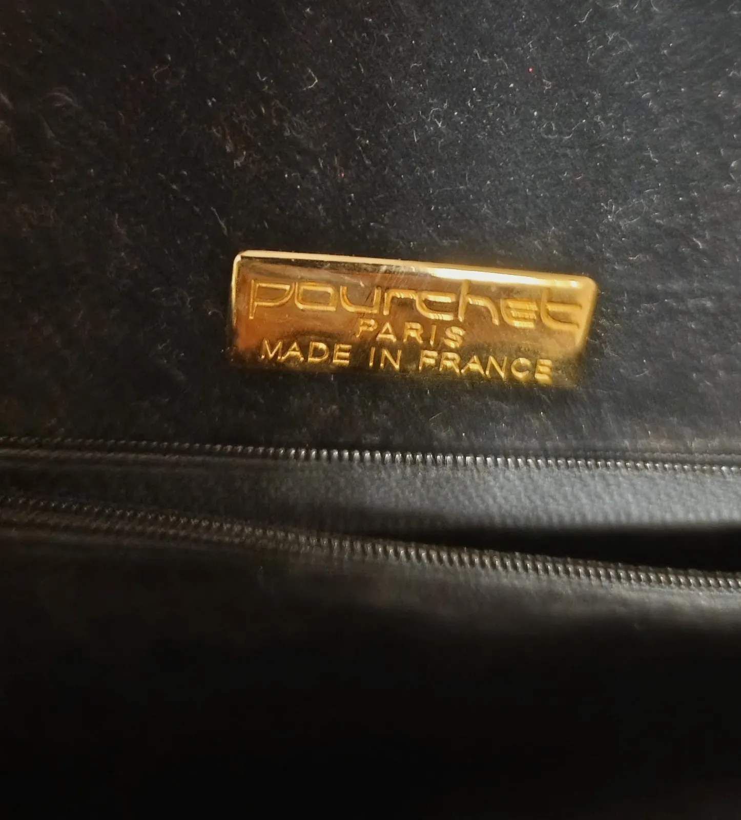 Sac bandoulière Pourchet en cuir verni noir – Pourchet – taille Taille unique 4