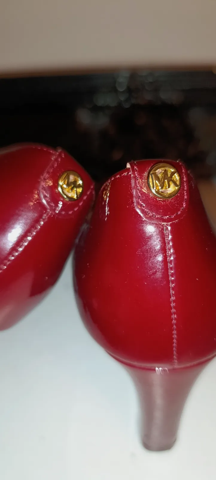 Escarpins vernis bordeaux Michael Kors – Michael Kors – taille EU 38 4