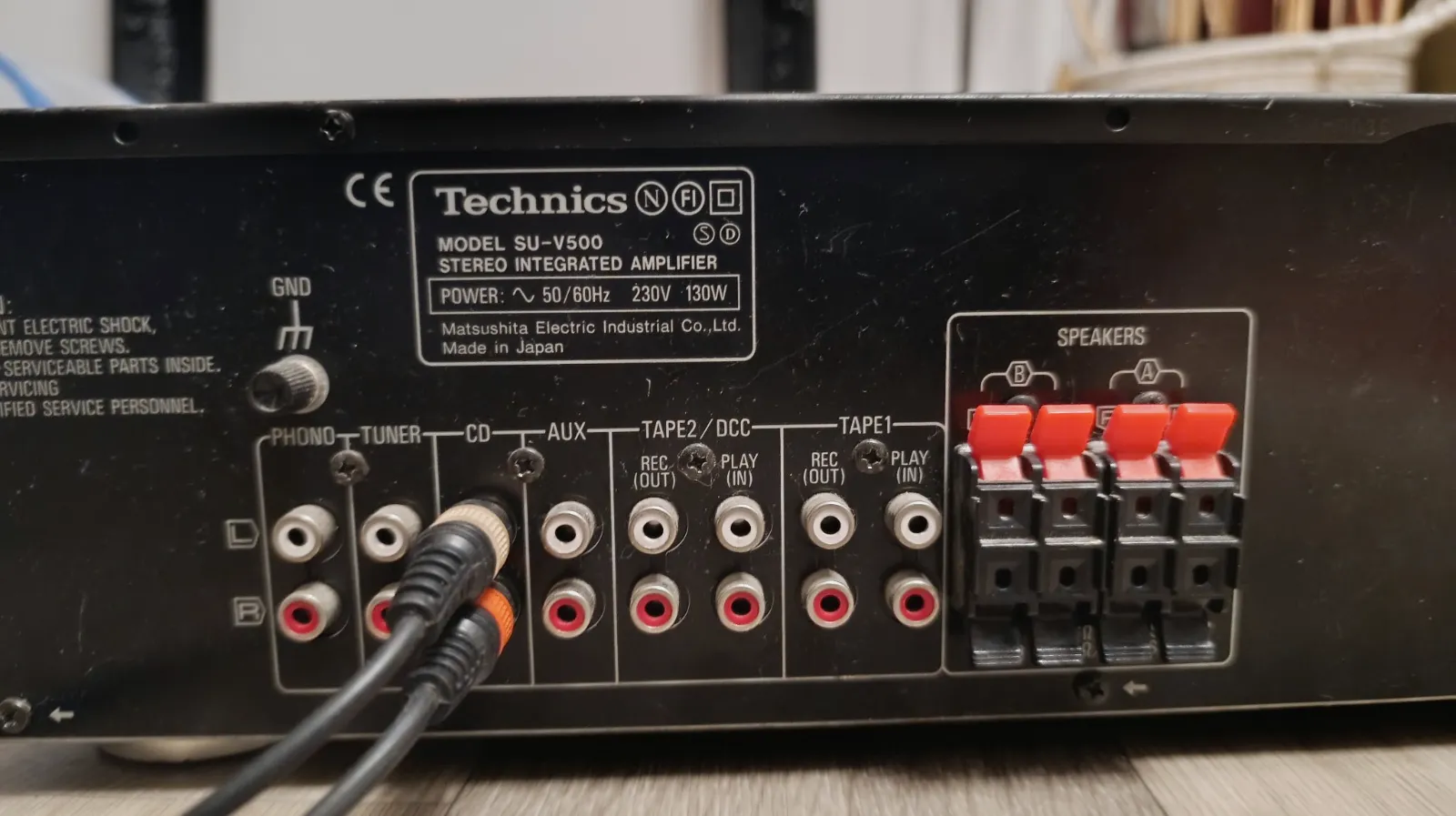 Amplificateur stéréo Technics SU-V500 noir – Technics 4