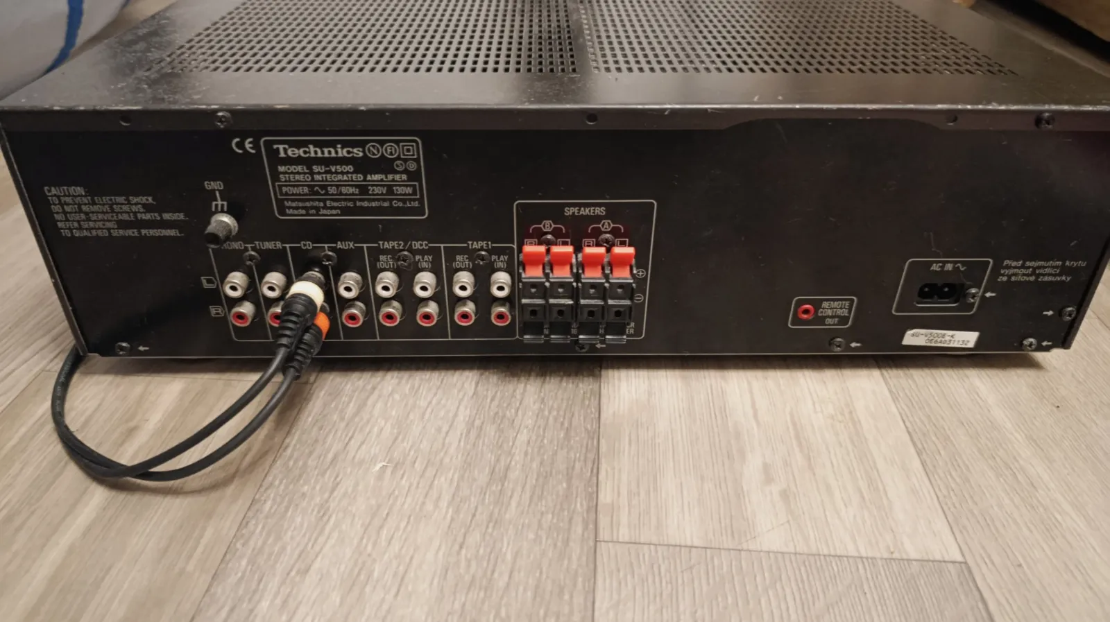 Amplificateur stéréo Technics SU-V500 noir – Technics 3