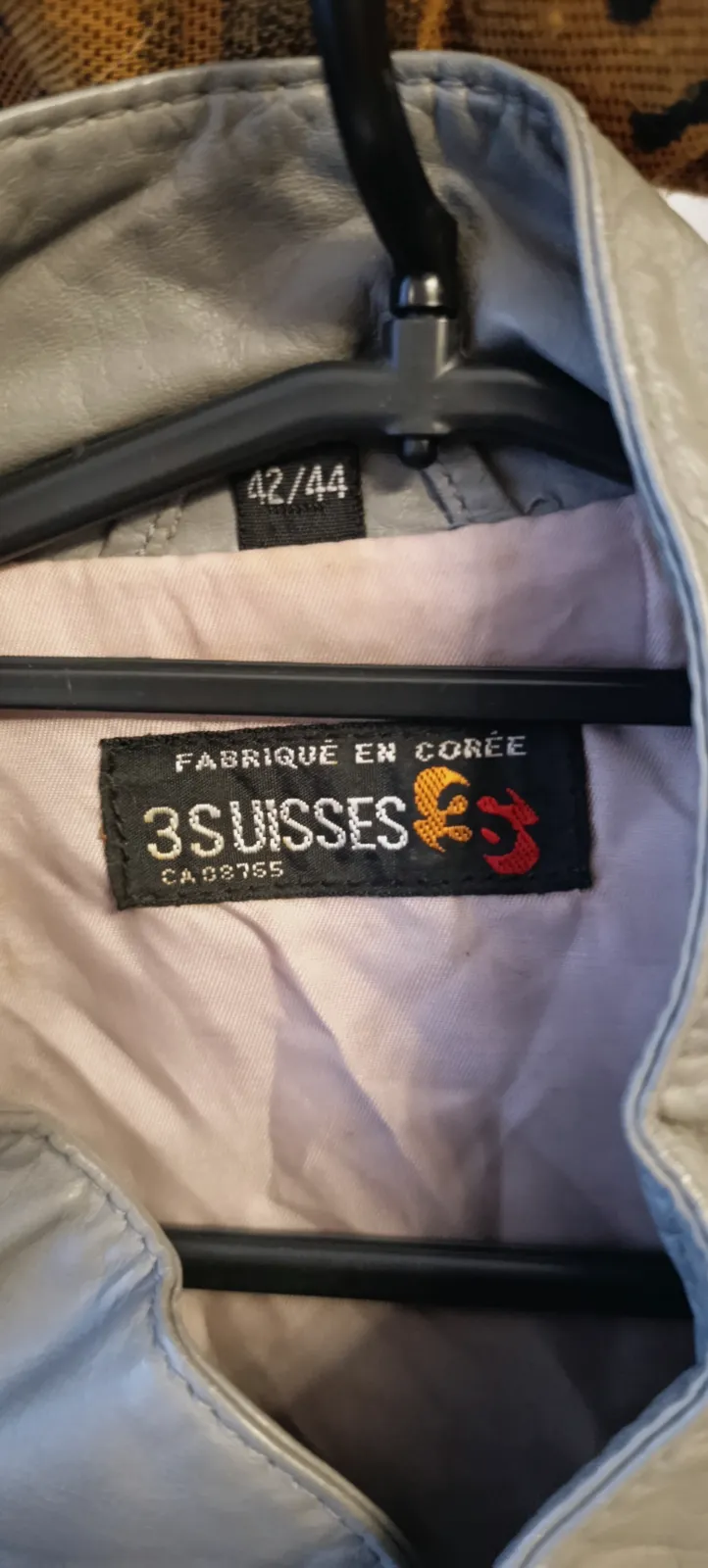 Veste vintage en cuir véritable 3 Suisses – 3 Suisses – taille M 3