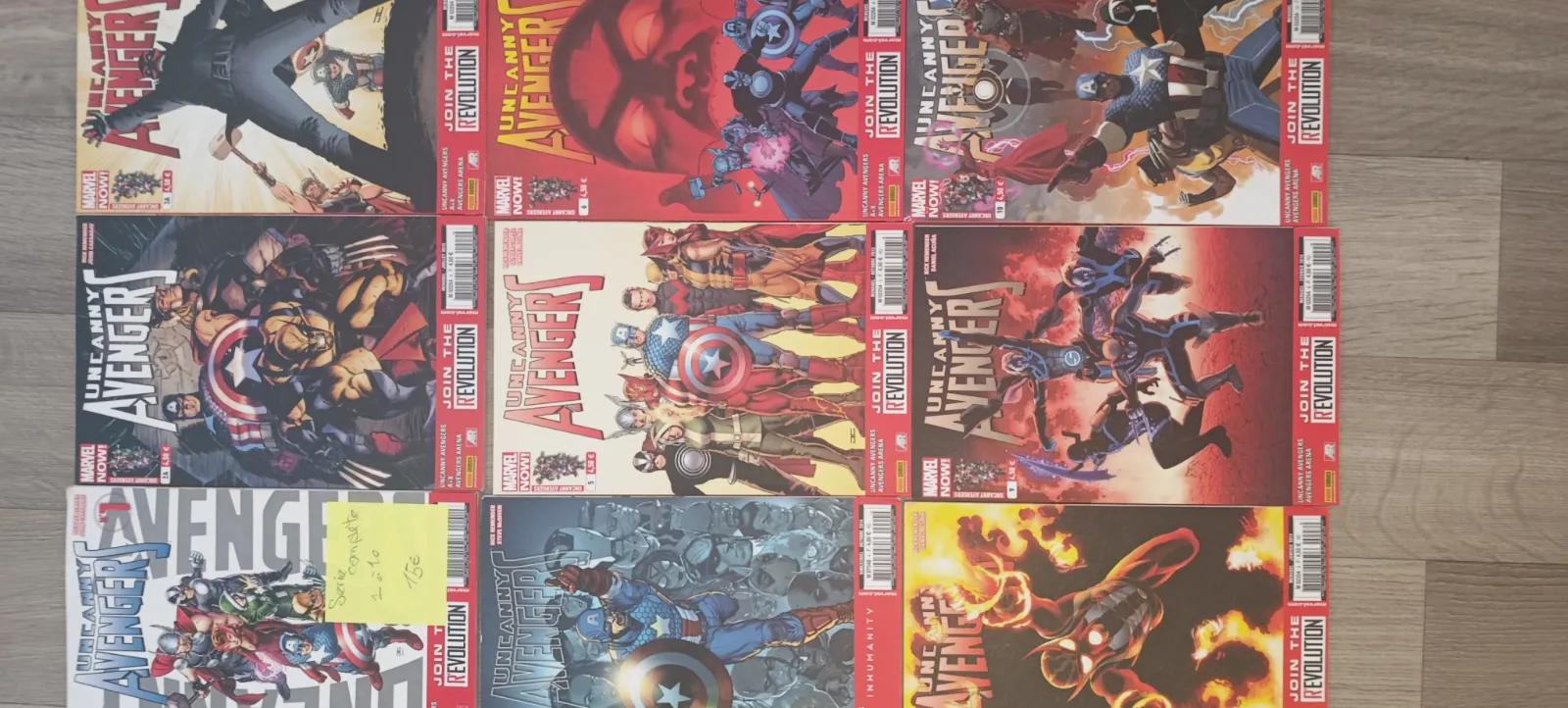 Lot comics Uncanny Avengers série complète 1 à 10 Panini Comics Marvel – Panini Comics 2