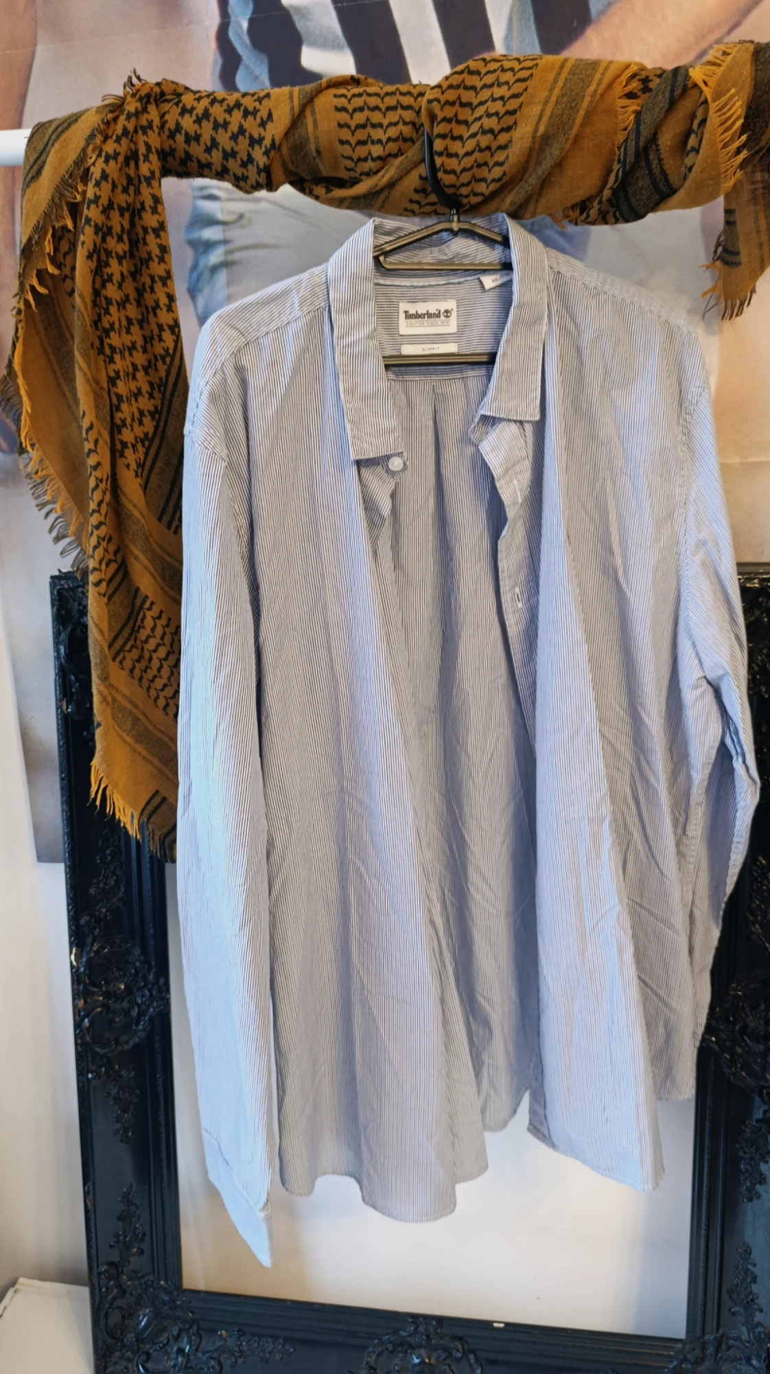 Chemise à rayures Timberland Slimfit taille XXL