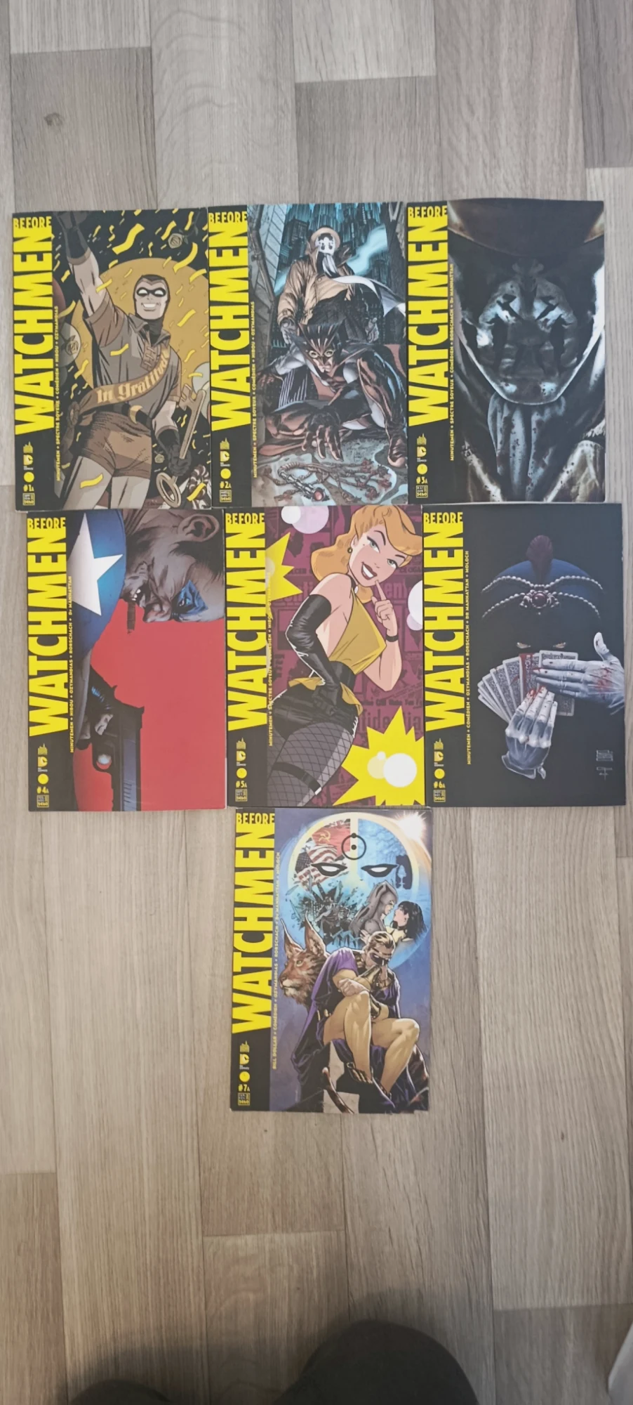 Lot de 7 comics Before Watchmen Urban Comics
