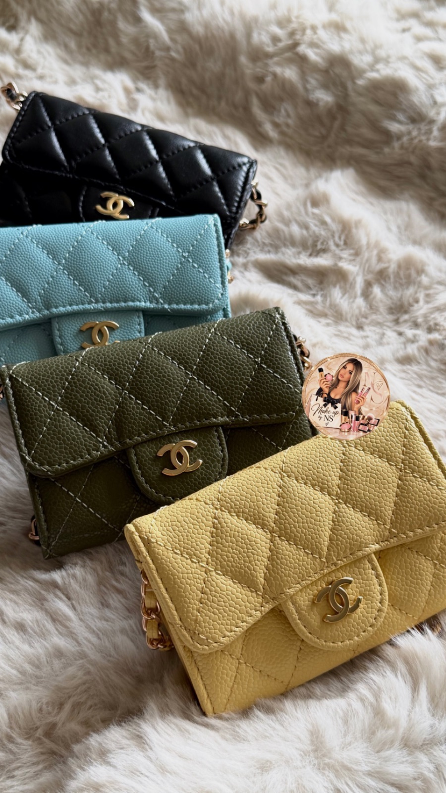Mini-sacs chaîne en cuir matelassé Chanel – Chanel – taille Taille unique 2