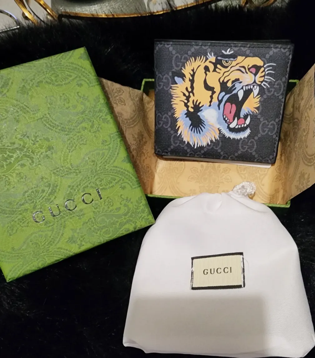 Portefeuille Gucci GG Supreme imprimé tigre – Gucci 3