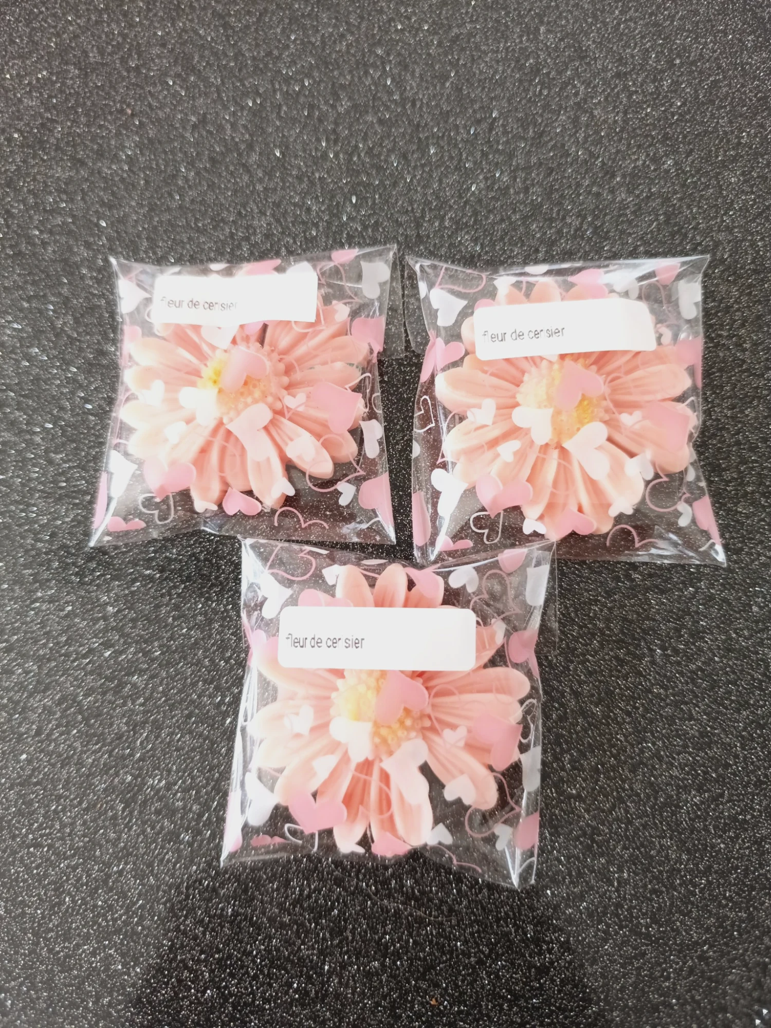 Lot 3 fondant parfumée fleur de cerisier 