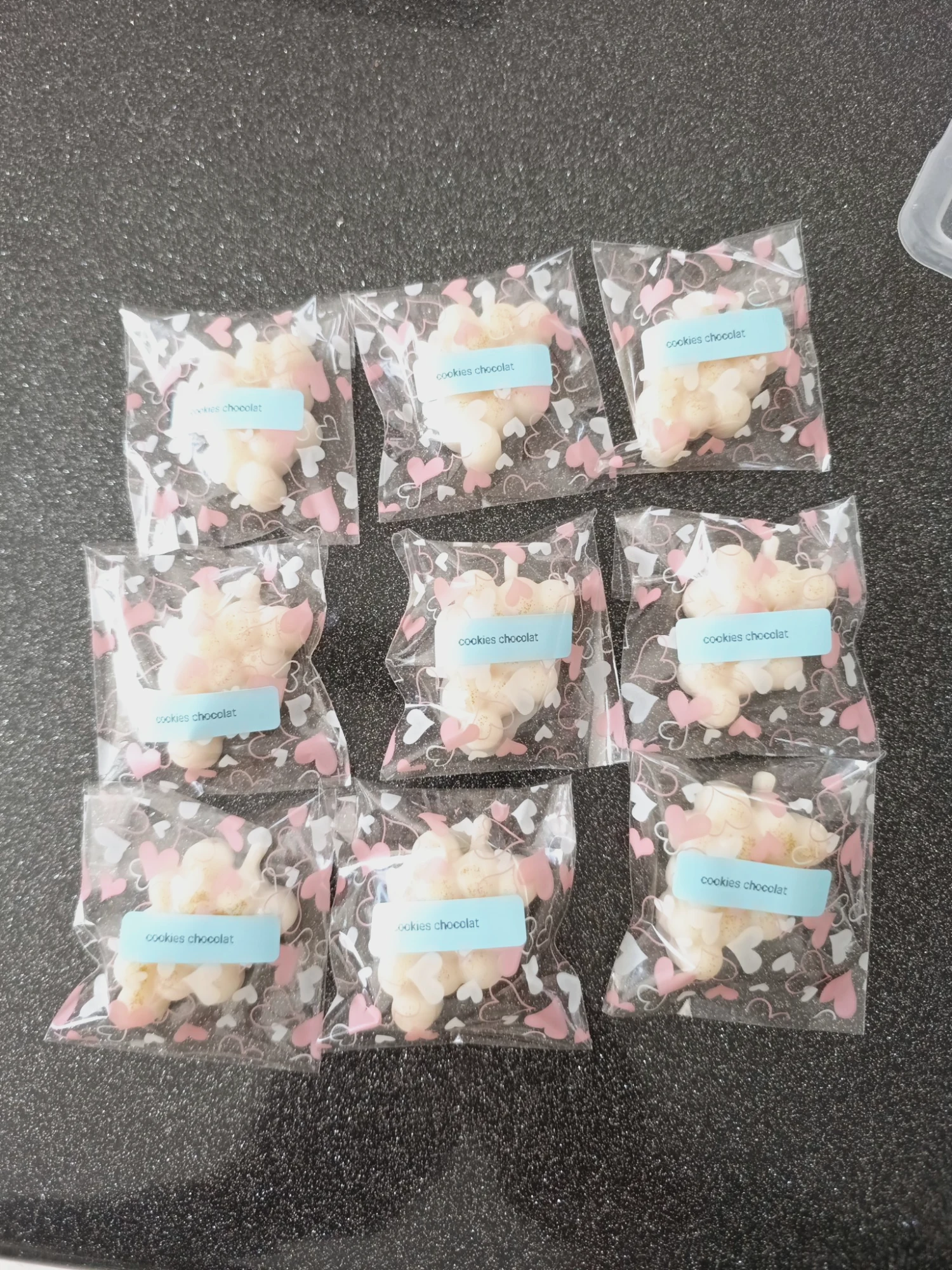 9 fondant parfumée cookies chocolat 