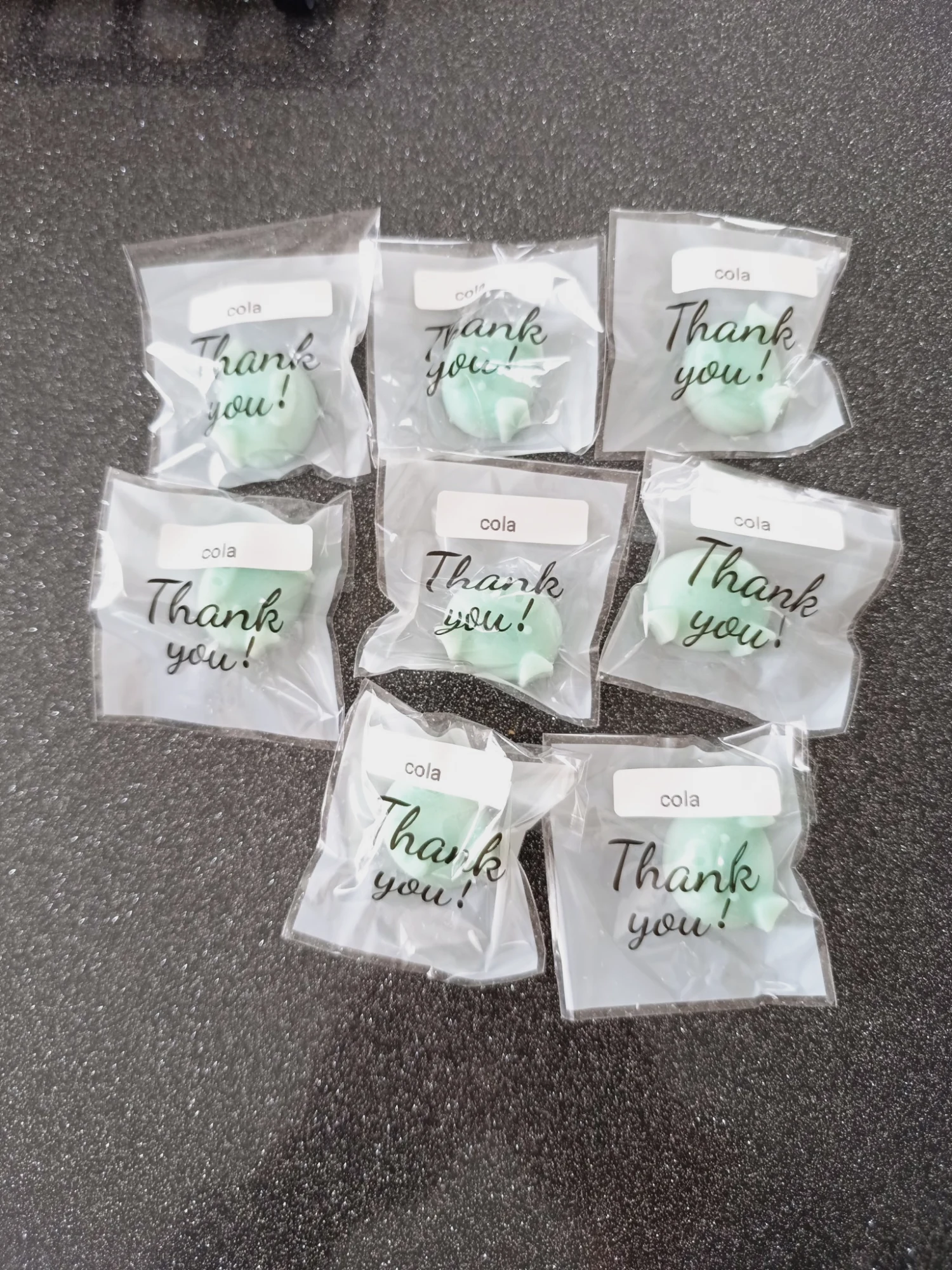 Lot de 8 fondant parfumée cola