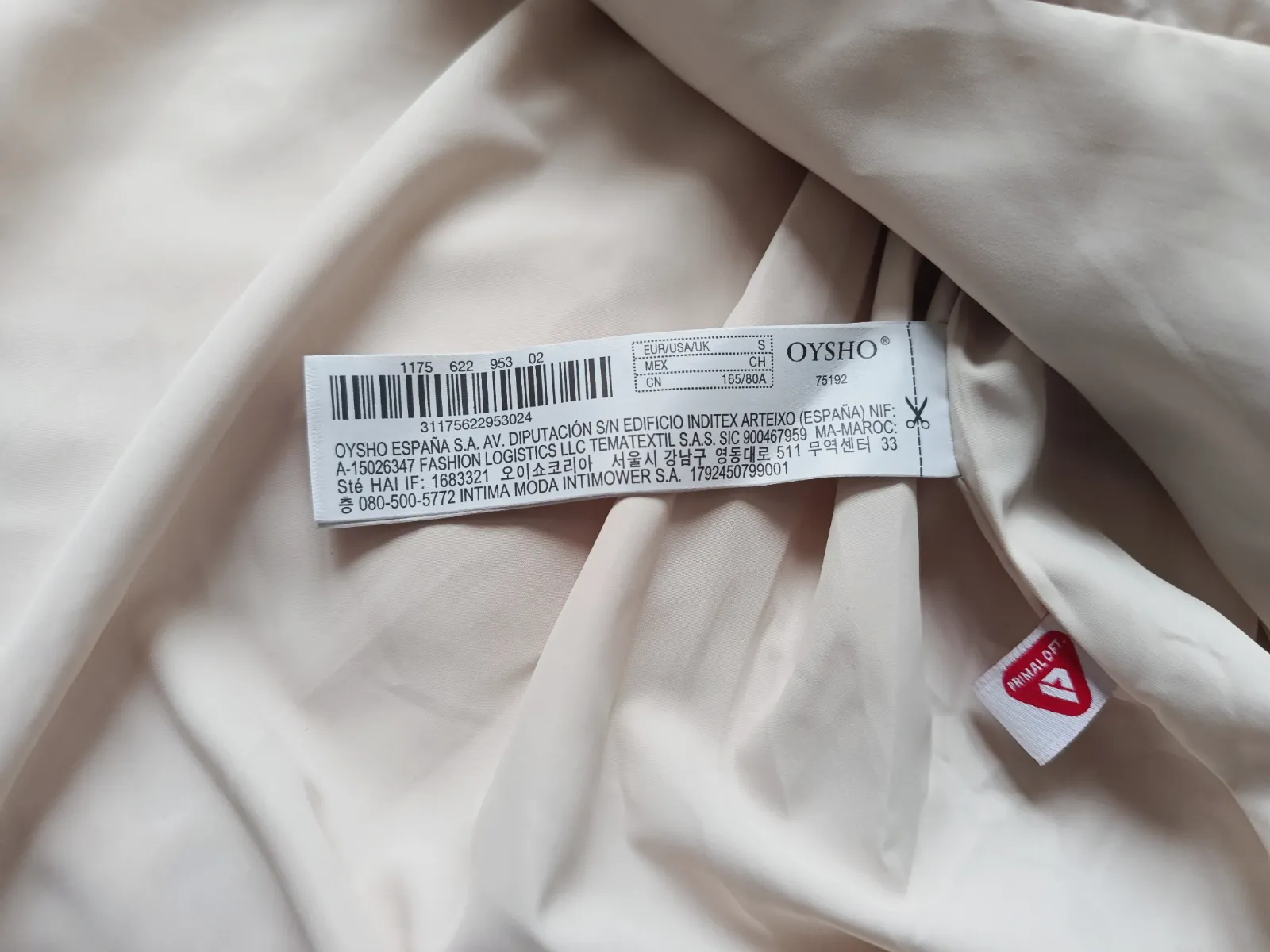OYSHO Doudoune longue à capuche blanc cassé – Oysho – taille S 6